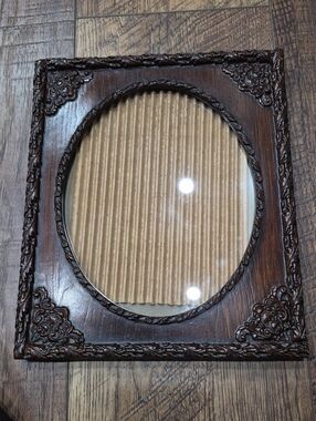 Vintage Image Arts Ornate Carved Wooden Victorian Era Frame 10 X 12 Cottagecore